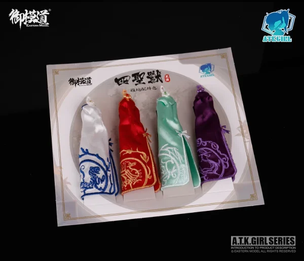 boutique en ligne A.T.K GIRL : FOUR MYSTICAL BEASTS QIPAO ACCESSORIES SET 11