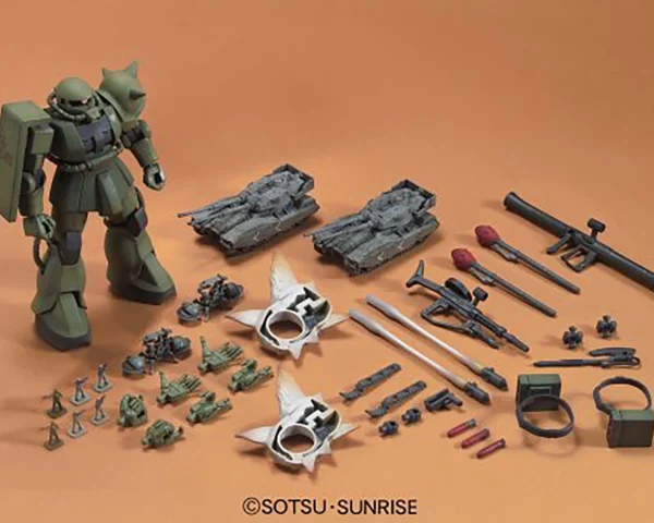 Distributeur Officiel HGUC 1/144 ZAKU GROUND ATTACK SET 3