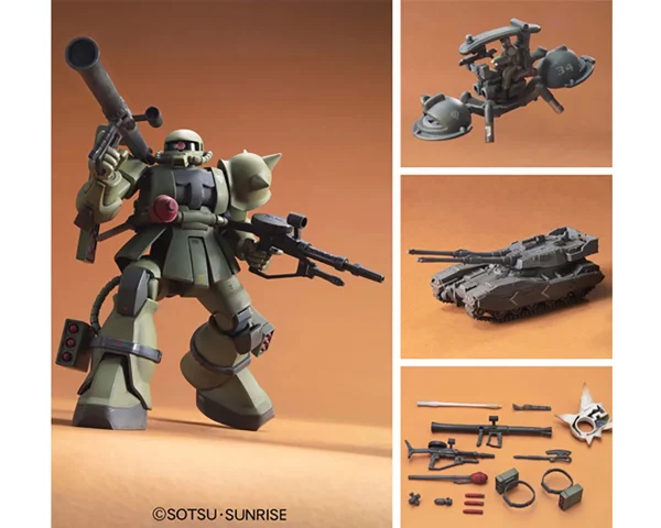 Distributeur Officiel HGUC 1/144 ZAKU GROUND ATTACK SET 4