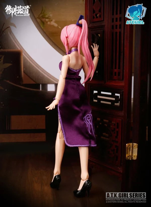 boutique en ligne A.T.K GIRL : FOUR MYSTICAL BEASTS QIPAO ACCESSORIES SET 7