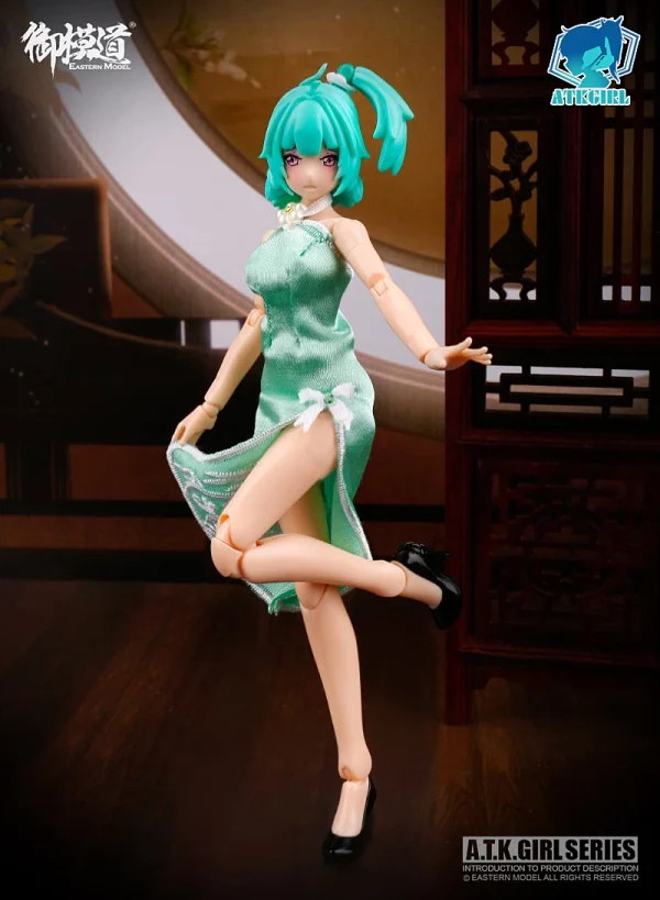 boutique en ligne A.T.K GIRL : FOUR MYSTICAL BEASTS QIPAO ACCESSORIES SET 6