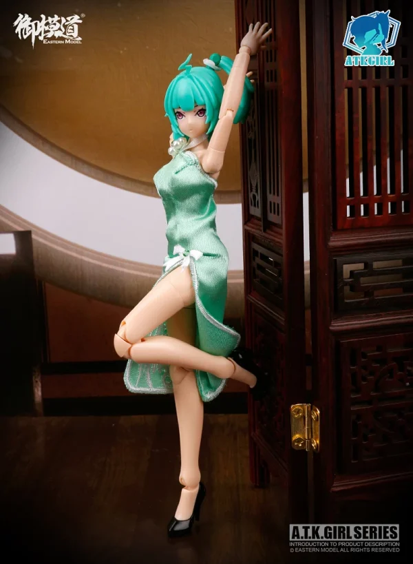 boutique en ligne A.T.K GIRL : FOUR MYSTICAL BEASTS QIPAO ACCESSORIES SET 5