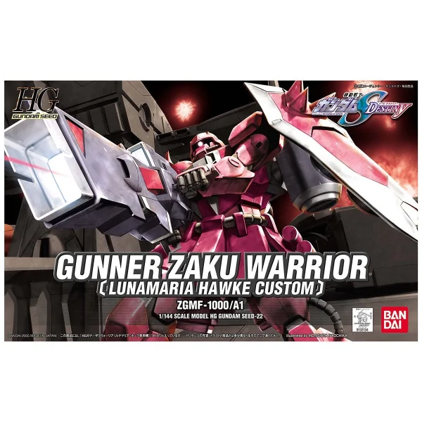 HG 1/144 GUNNER ZAKU WARRIOR (Lunamaria Hawke Custom – ZGMF-1000/A1) en ligne 1