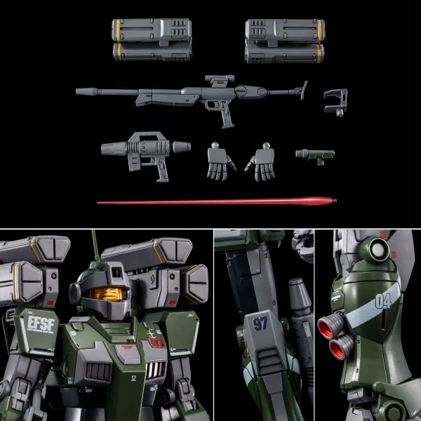 site pas cher HG 1/144 GM SNIPER CUSTOM RGM-79SC (WITH MISSILE LAUNCHER) 9