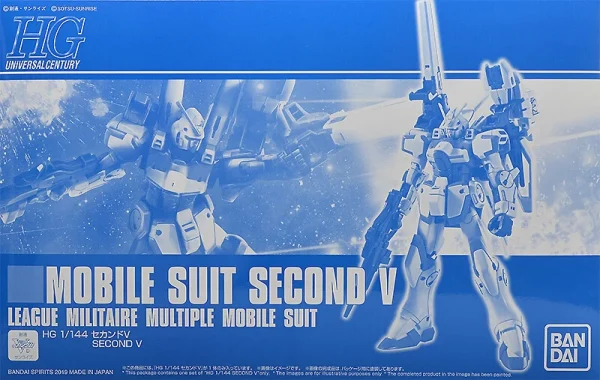 qualité d’originales HGUC 1/144 SECOND V 1
