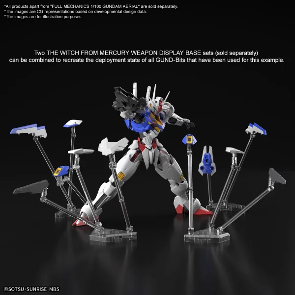 FM 1/100 AERIAL GUNDAM de garantie authentique 11