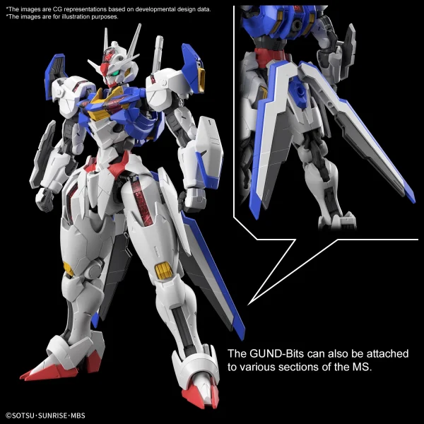 FM 1/100 AERIAL GUNDAM de garantie authentique 8