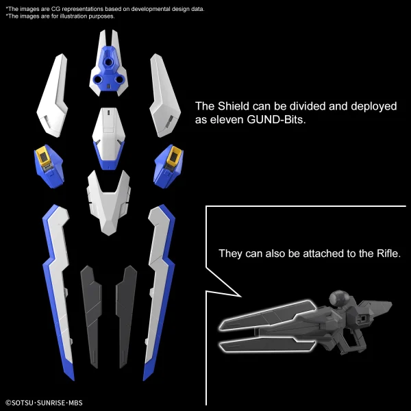FM 1/100 AERIAL GUNDAM de garantie authentique 9