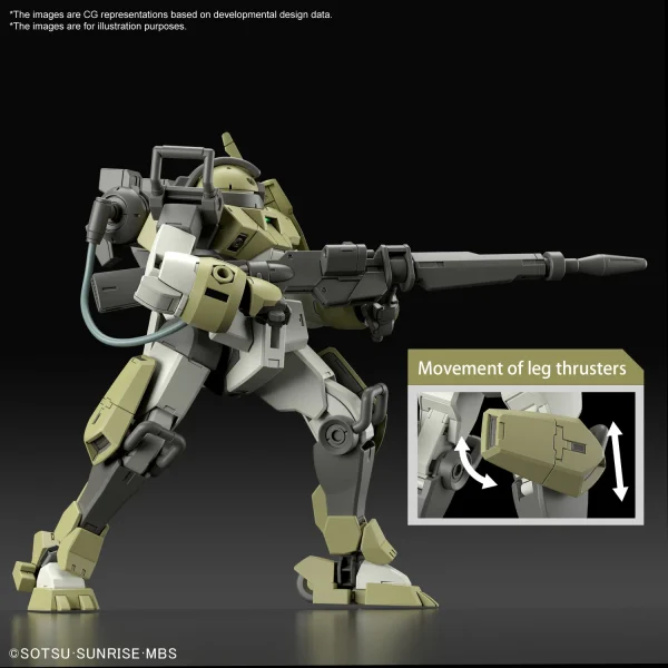 HG 1/144 CHUCHU’S DEMI TRAINER exclusivement disponibles 8