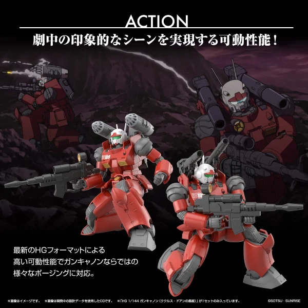 HG 1/144 RX-77-02 GUNCANNON [CUCURUZ DOAN’S ISLAND VER.] magasin solde 4