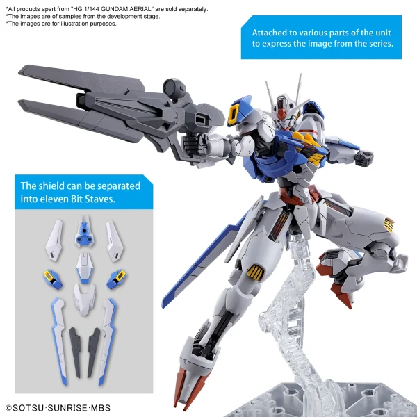 HG 1/144 GUNDAM AERIAL boutiqued pas cher 8